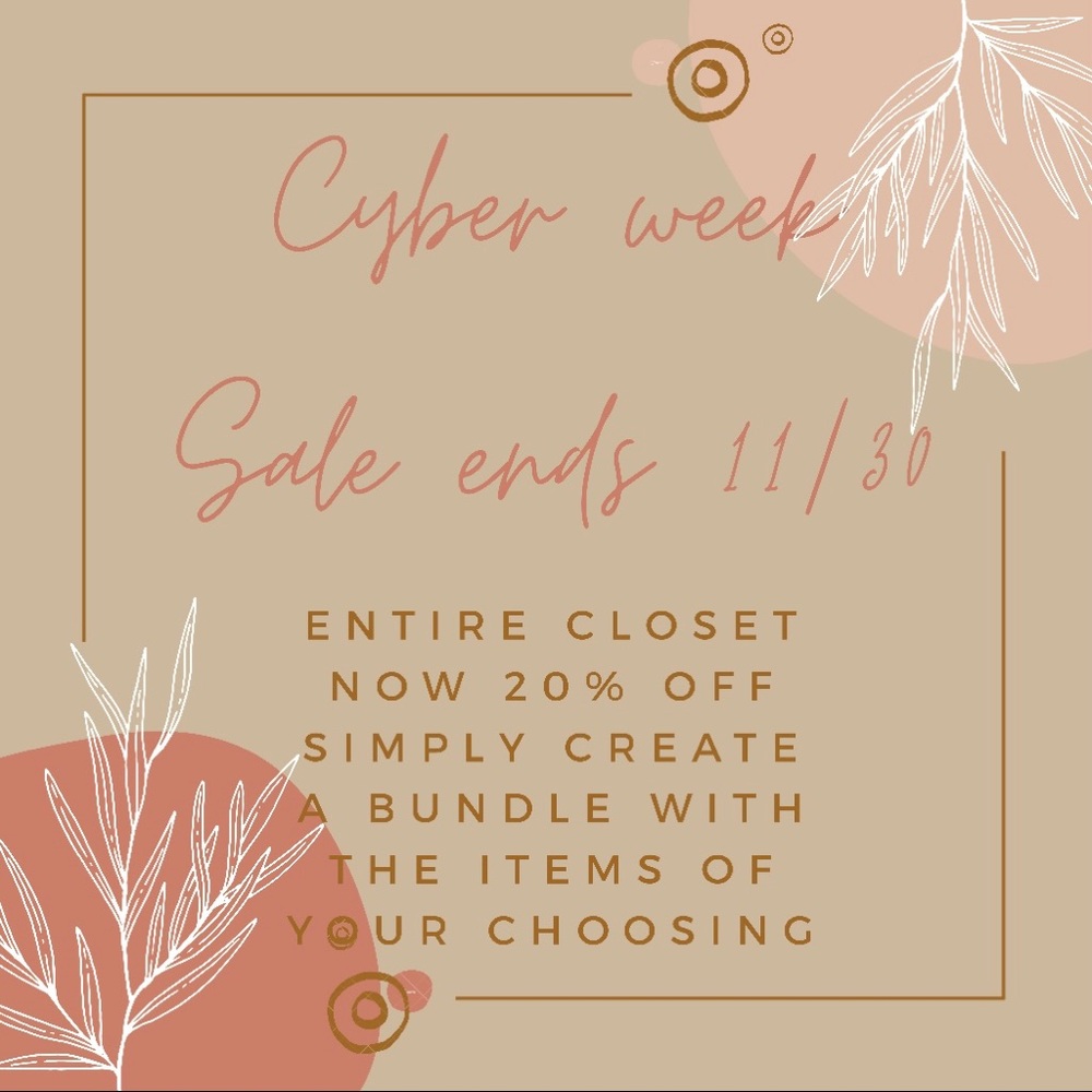Cyber Week Sale!